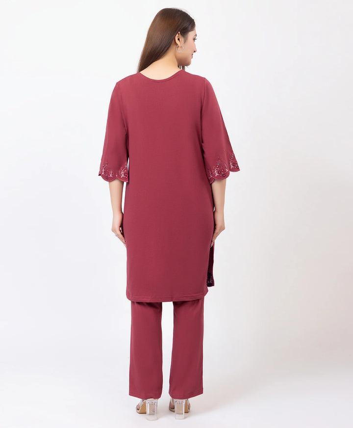 Classic Everyday Kurta Set with Embroidered Finish