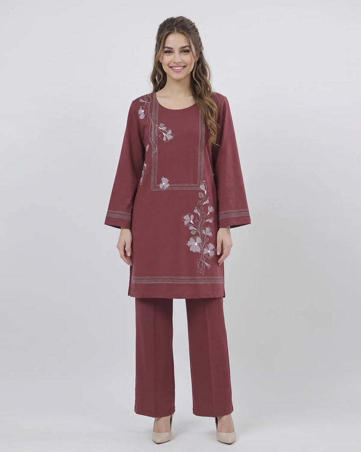 Floral Frame Kurta Set