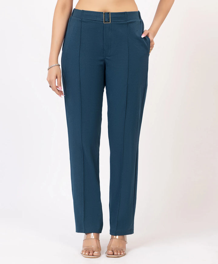 Classic Stretch Fit Lycra Trousers