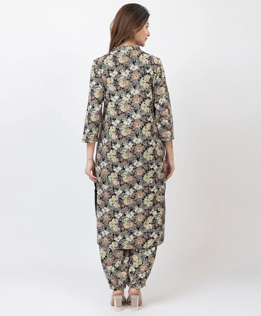 Elegant Printed Afgani Suit