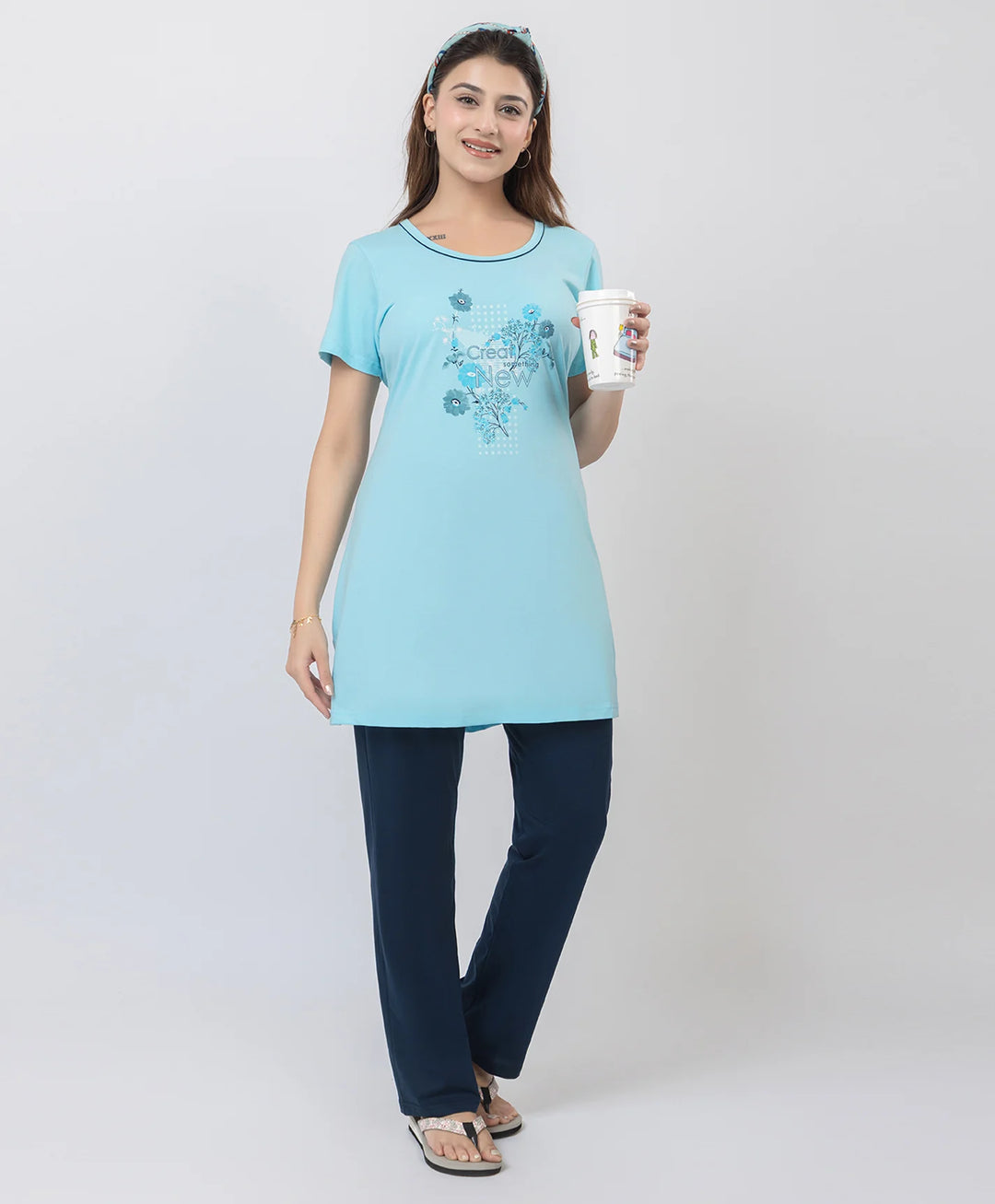 Printed Lounge Wear Set