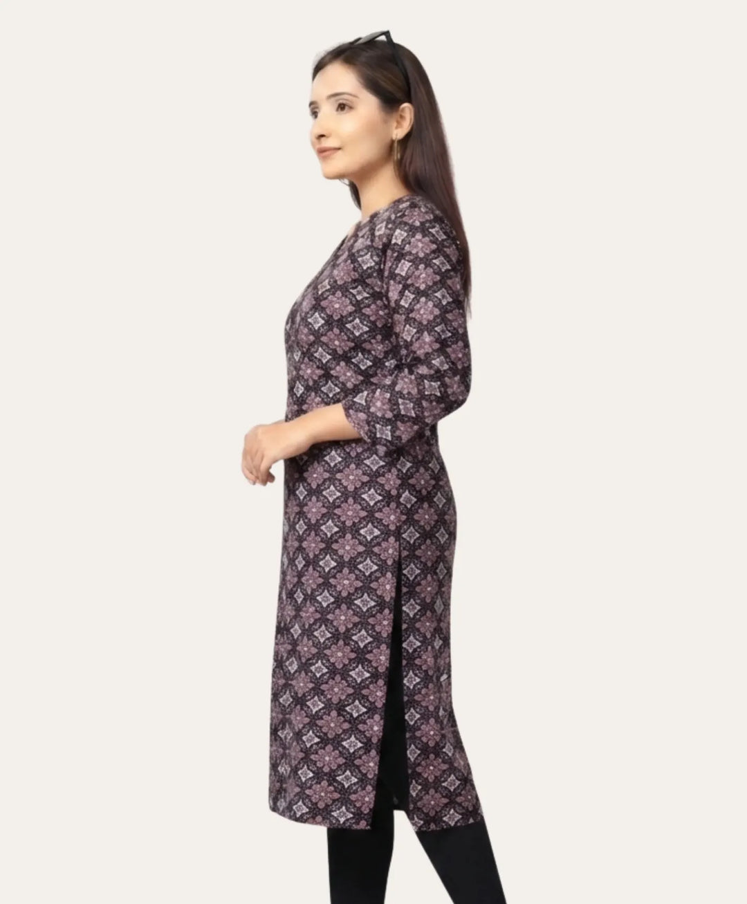 Refined Everyday Elegance Printed Kurti