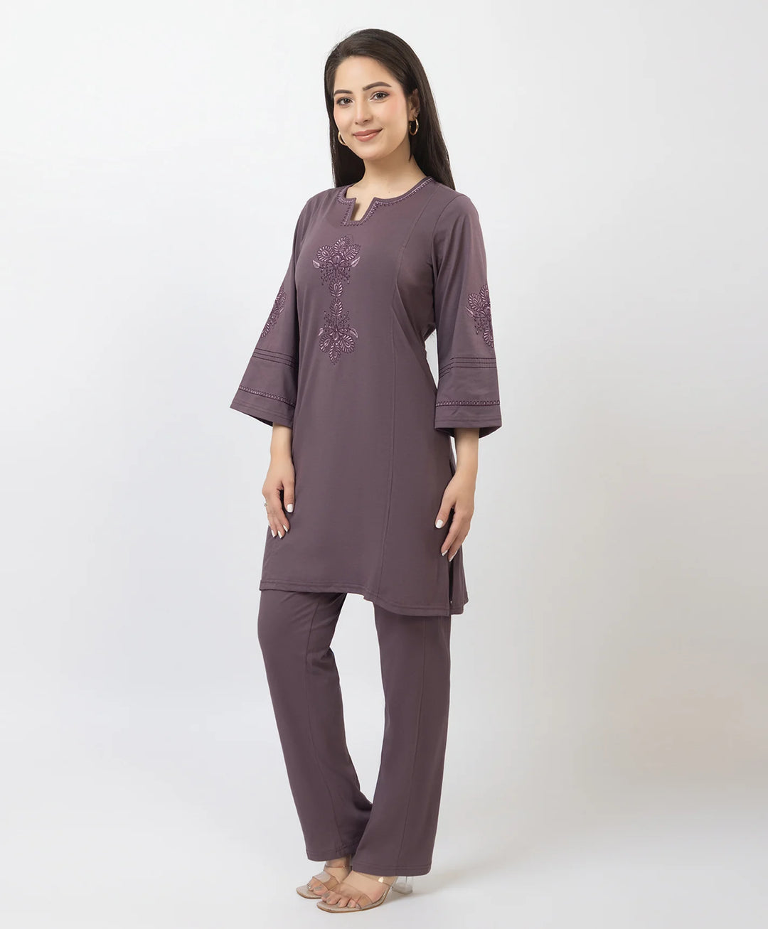 Premium Embroidered Straight-Fit Kurta Set
