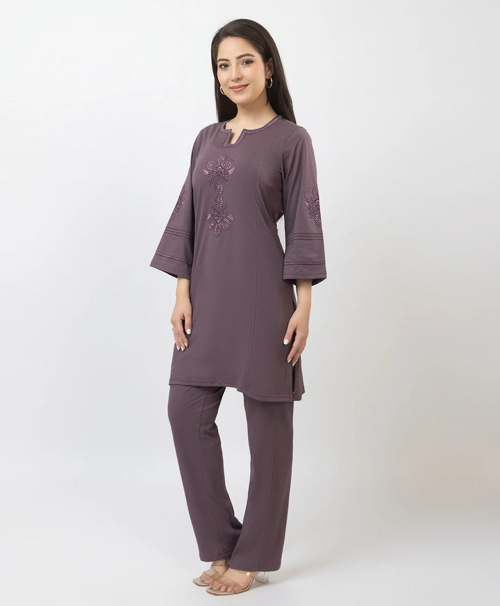 Premium Embroidered Straight-Fit Kurta Set