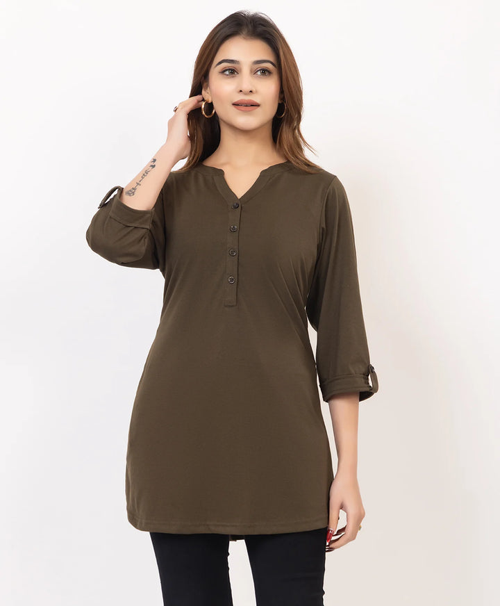 Classic Comfort Solid Kurti