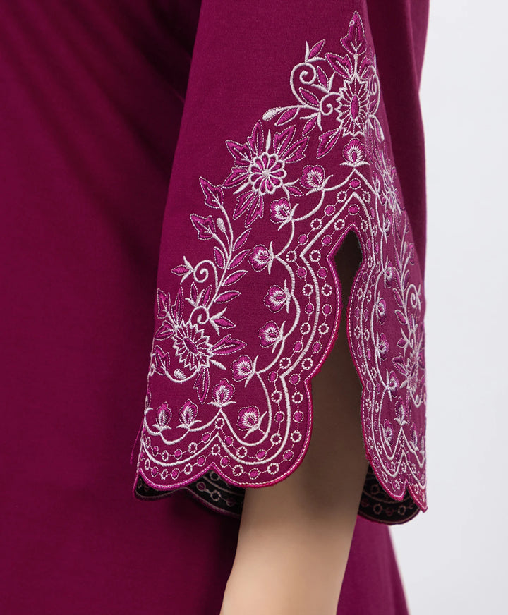 Classic Ethnic Kurta Set with Designer Sleeve Detail