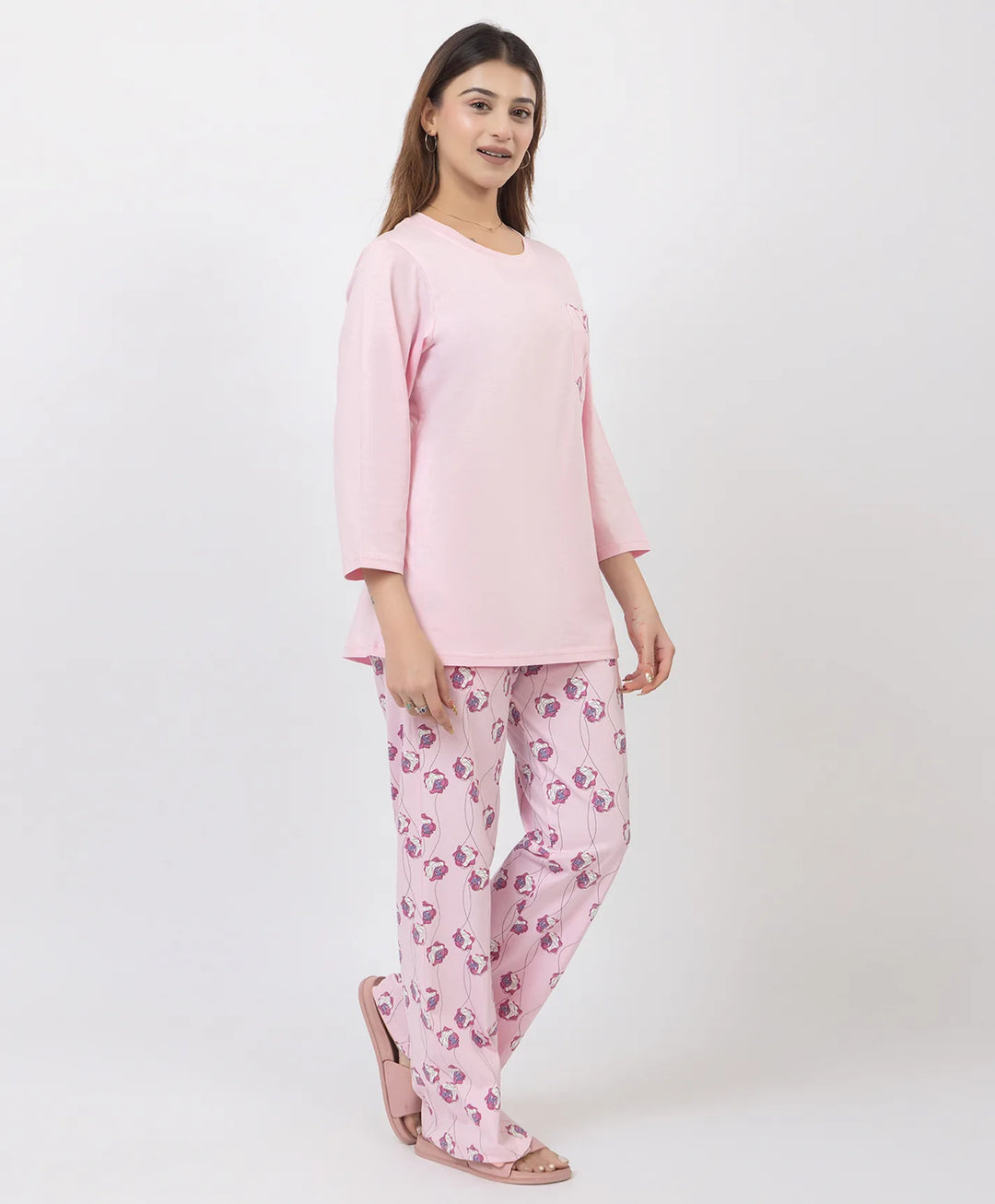 Blossom Charm Premium Night Suit