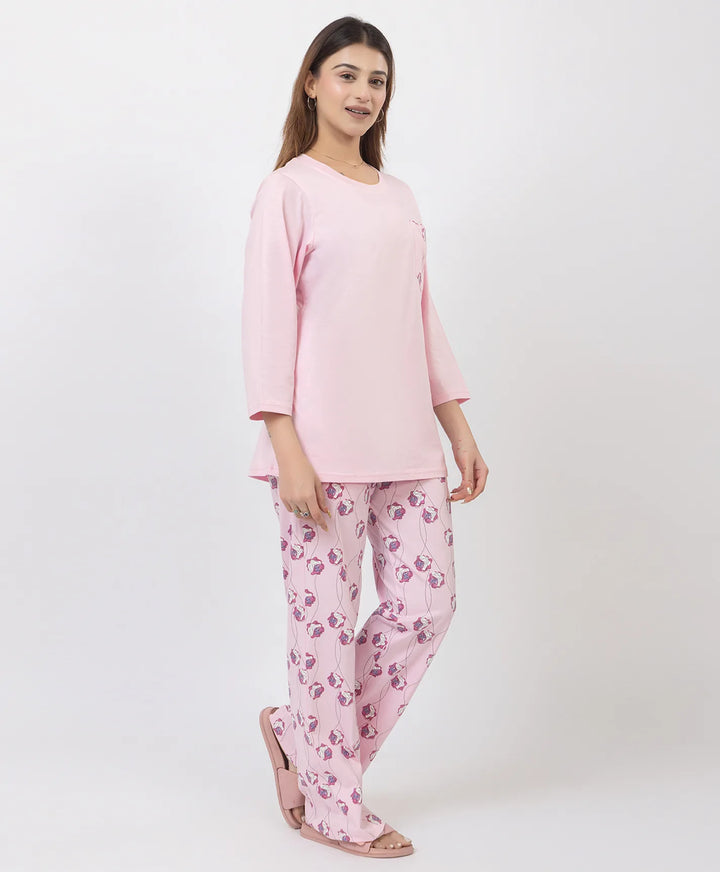 Blossom Charm Premium Night Suit