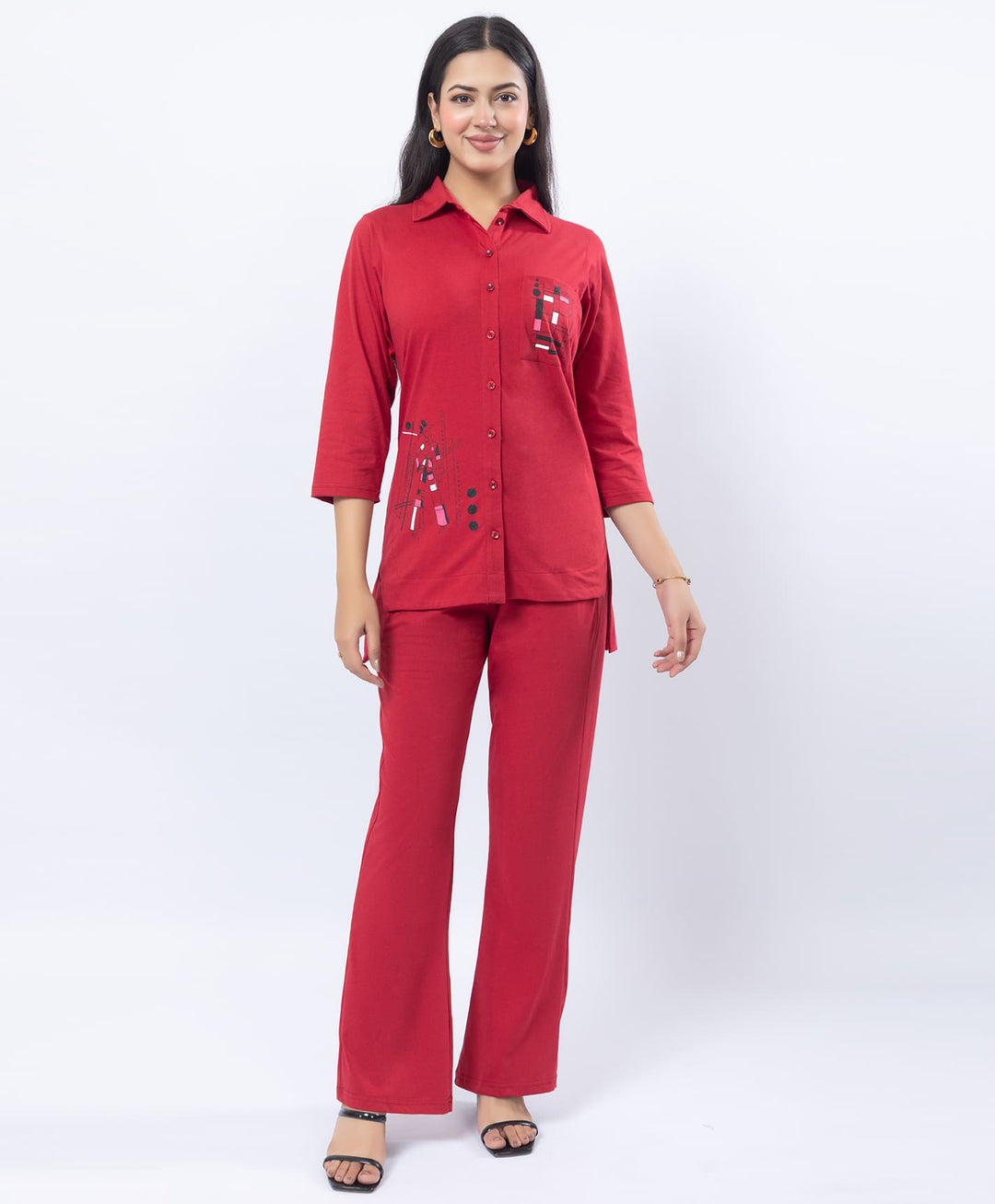 Premium Front Open Co-Ord Set