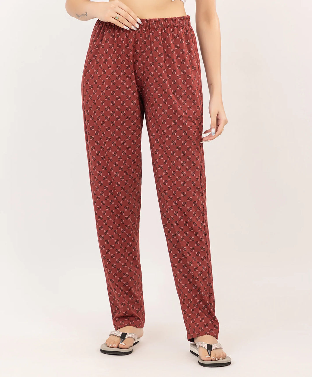 Straight-Fit Summer Printed Lower