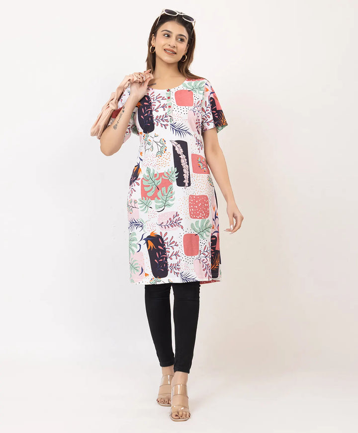 Classic Charm Printed Kurta