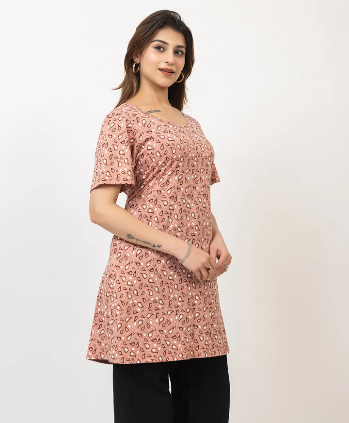Charming Floral Everyday Long Top