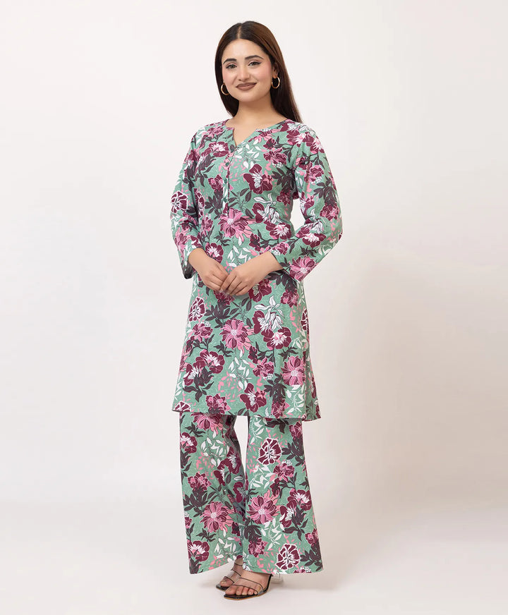 Printed Kurta Palazzo Set