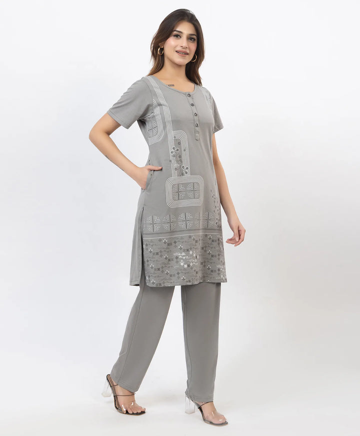 Graceful Straight-Fit Kurta Set
