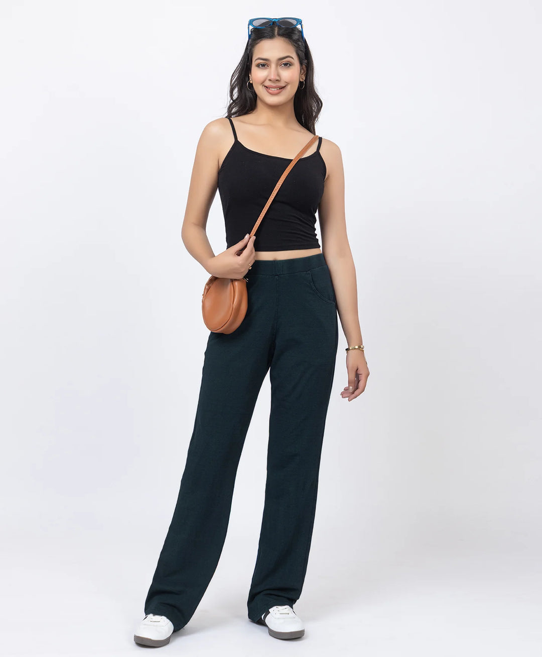 Basic Straight Style Denim Lower