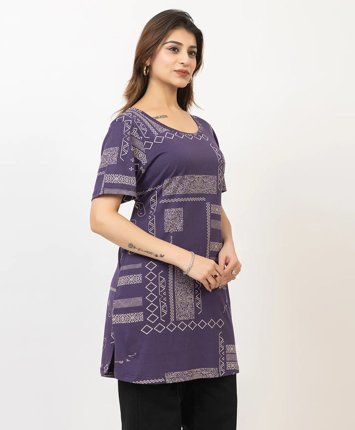 Charming Floral Everyday Long Top