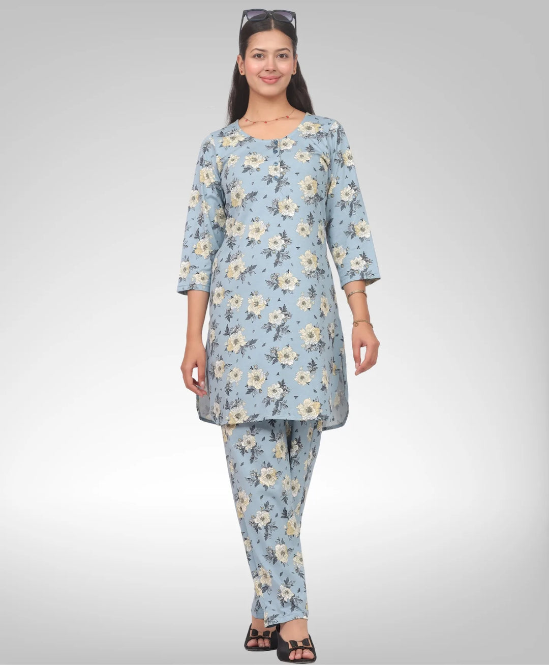 Gracefully Printed Kurta Set