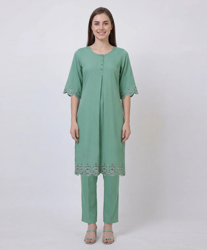 Embroidered Grace Edit Kurta Set