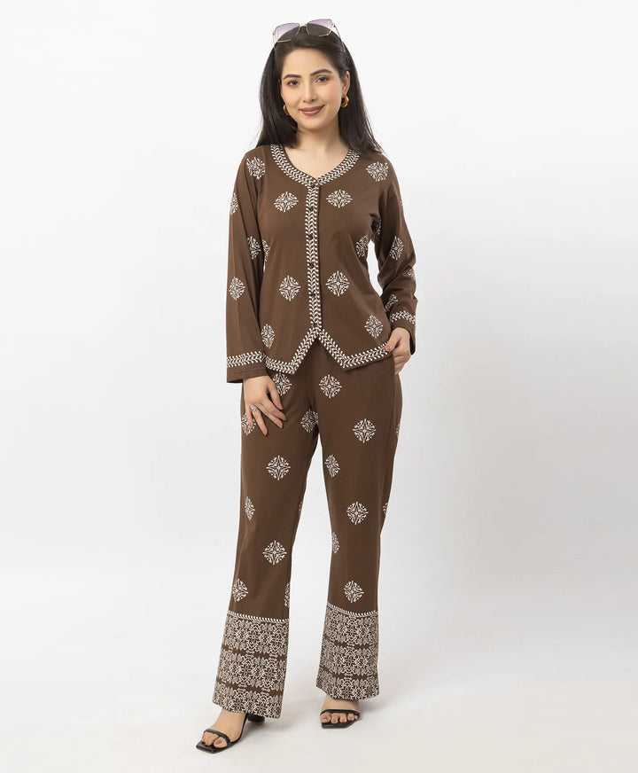 Premium Allover Motif Co-Ord Set