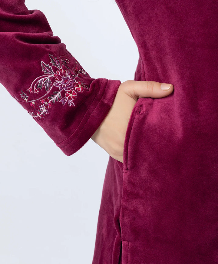 Premium Kurta Set with Band Neck and Sparkle Print