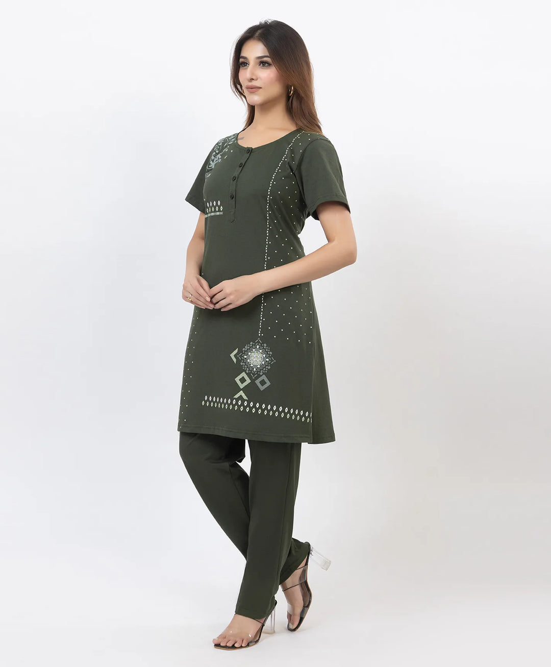 Graceful Straight-Fit Kurta Set