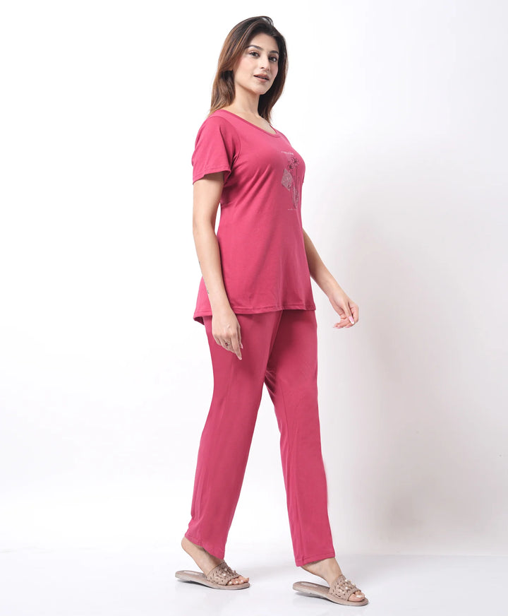 Basic Mid Length Night Suit