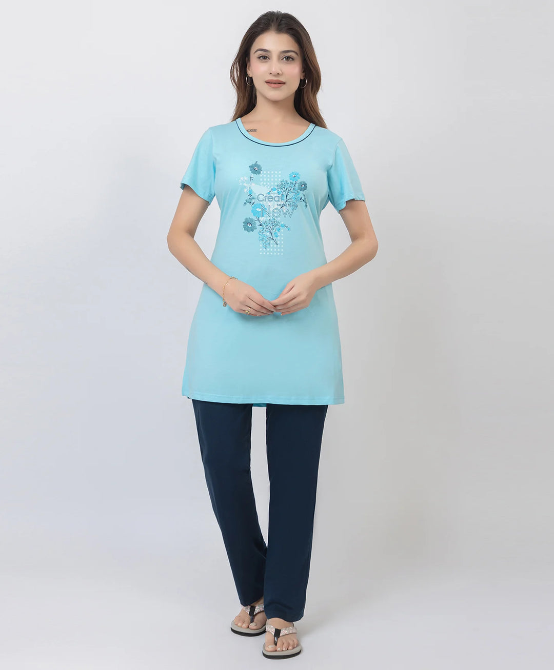 Printed Lounge Wear Set