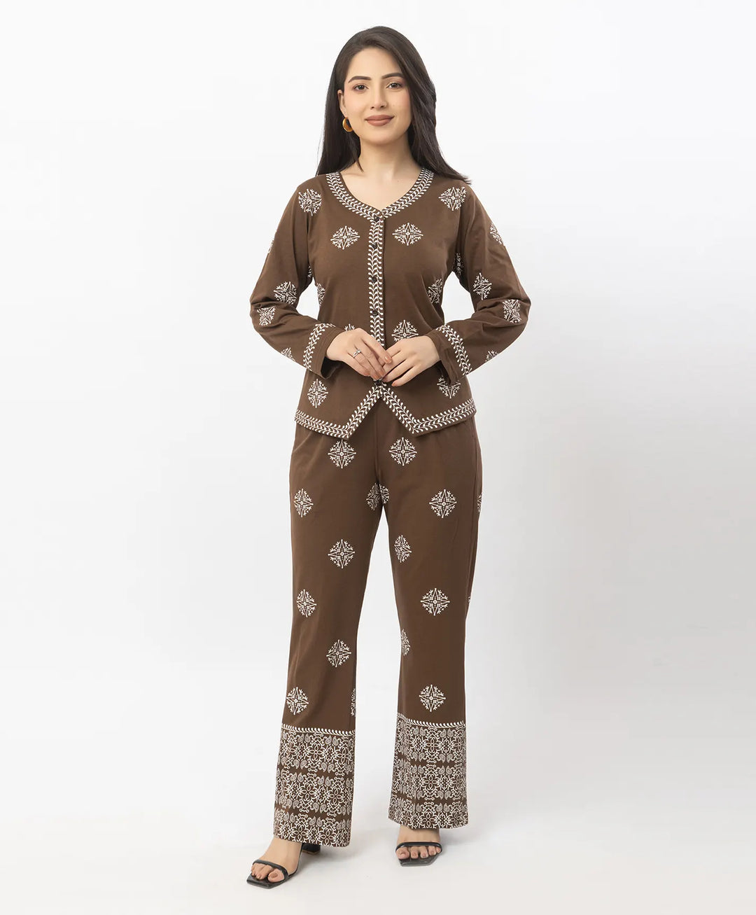 Premium Allover Motif Co-Ord Set