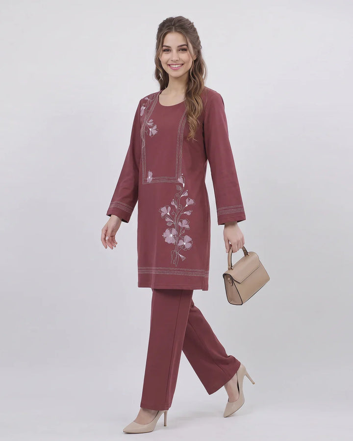 Floral Frame Kurta Set
