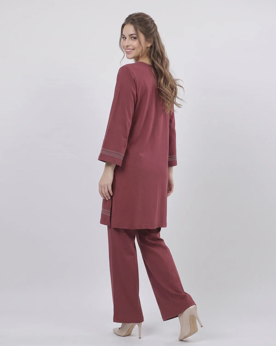 Floral Frame Kurta Set