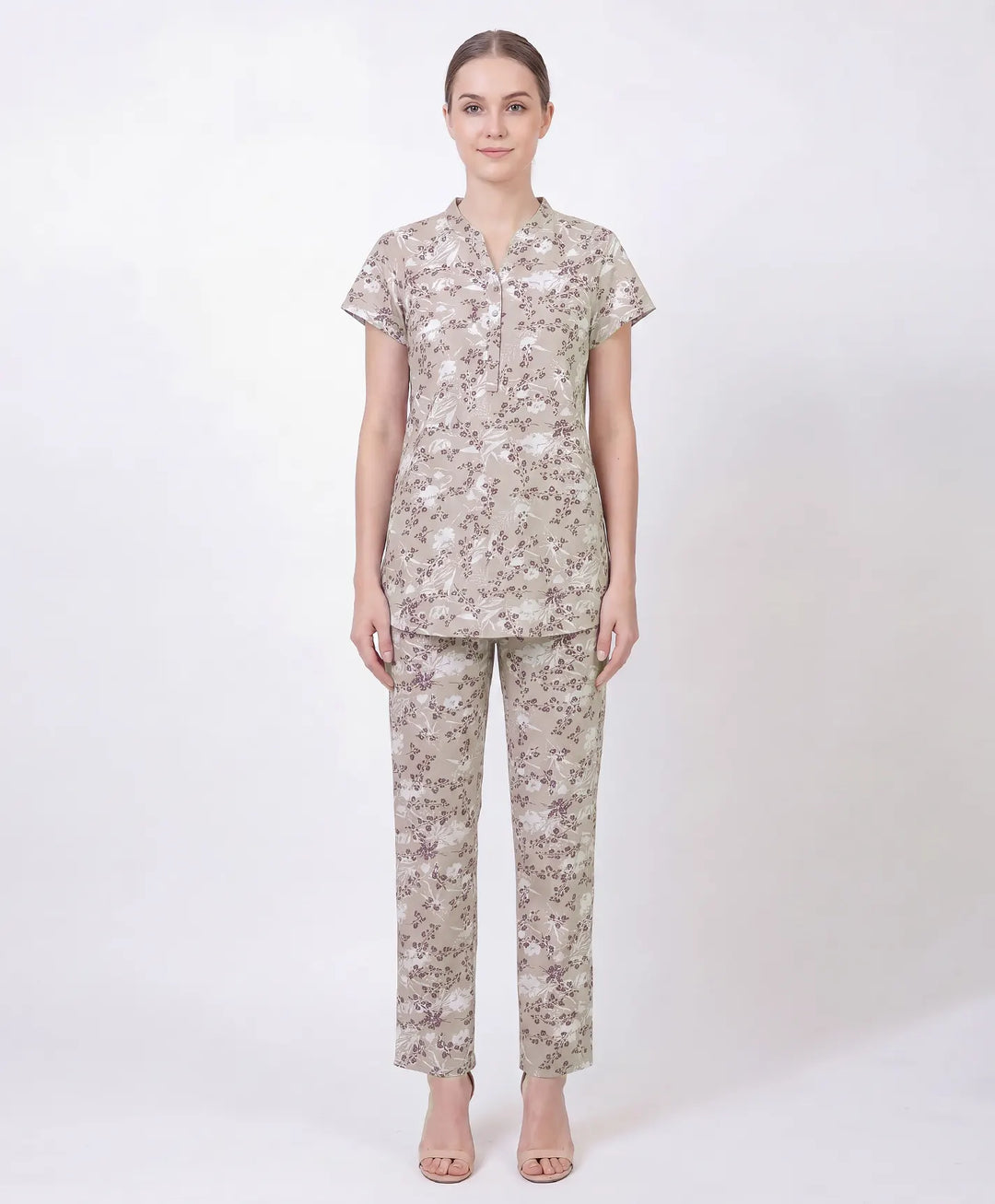 Graceful Floral Kurta Set