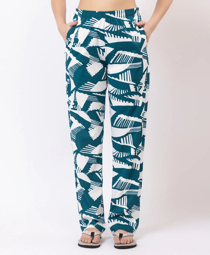 Stylish Rotary Print Comfort Lower