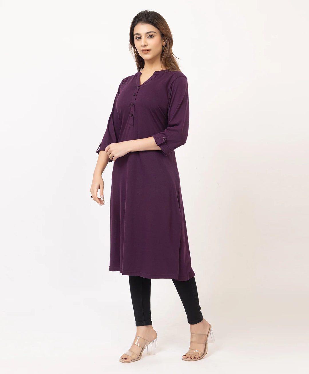 Premium Plain Long Kurti