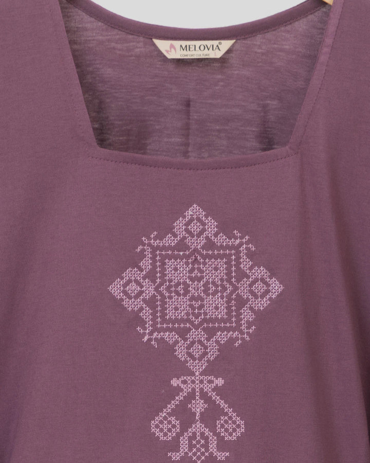 Soft Geometric Long Kurta Set