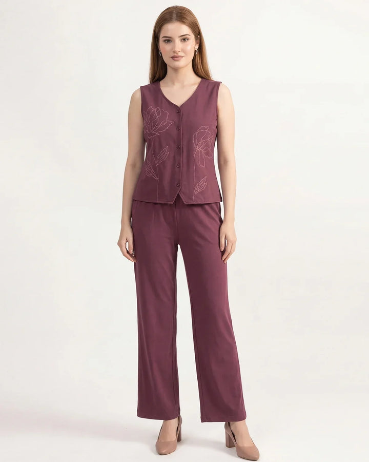 Botanical Vest Co-ord Set