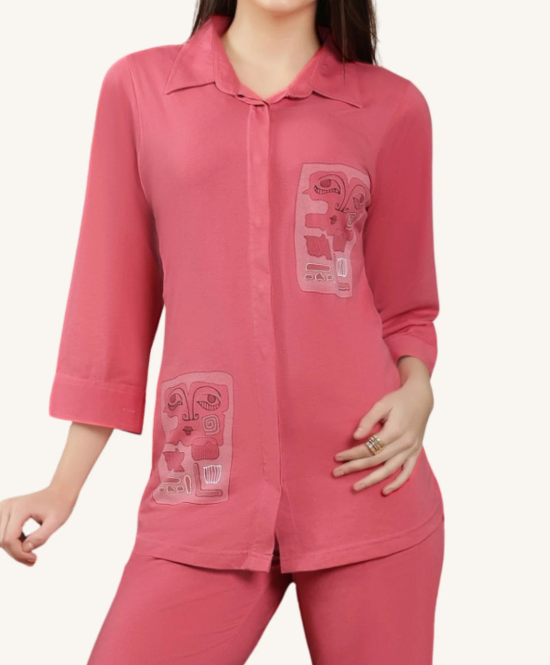 Artistic Patchwork Co-Ord Set