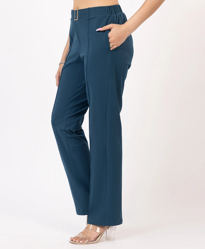 Classic Stretch Fit Lycra Trousers