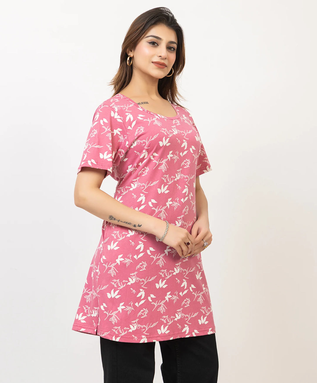 Charming Floral Everyday Long Top