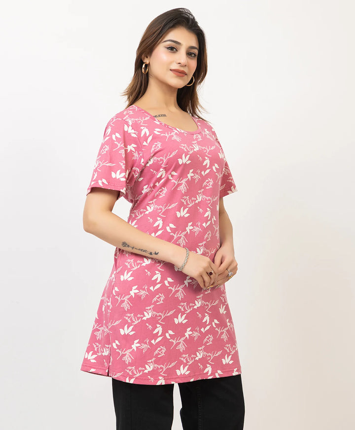 Charming Floral Everyday Long Top