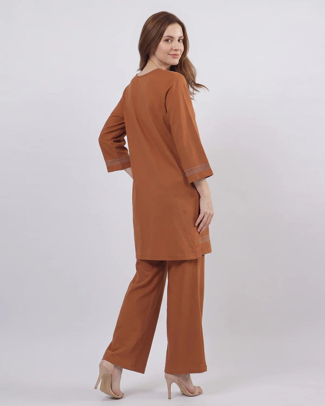 Floral Frame Kurta Set