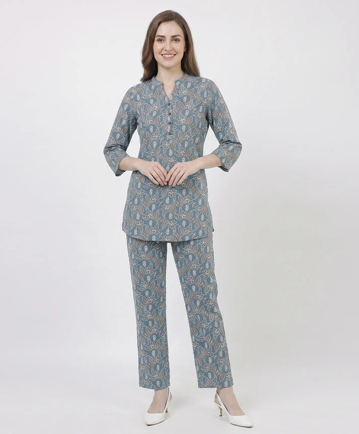 Modern Printed Kurta Set