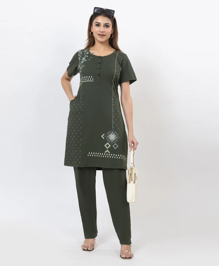 Graceful Straight-Fit Kurta Set