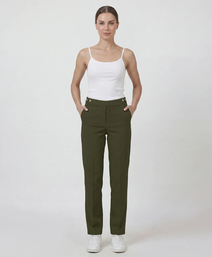 Premium Straight Fit Lycra Trouser