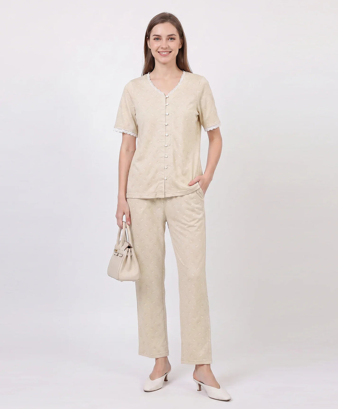 Soft Lace Lounge Co-ord set