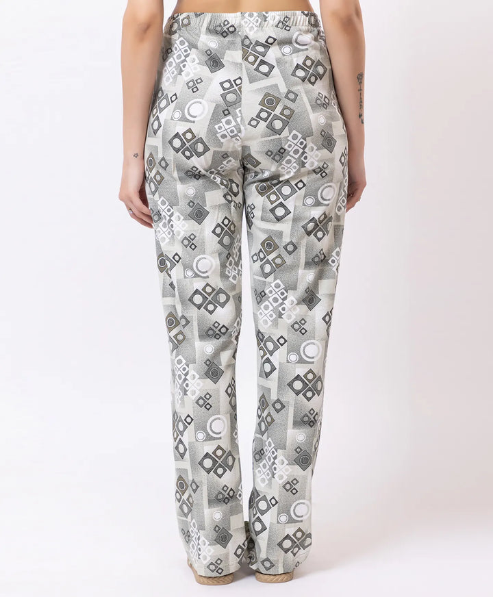 Stylish Rotary Print Comfort Lower
