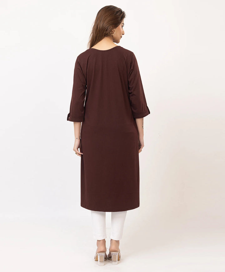 Premium Plain Long Kurti