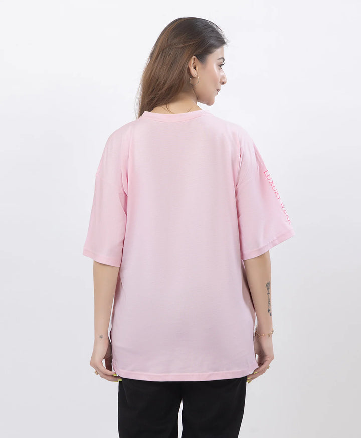 Drop Shoulder Luxury Wear Graphic Top