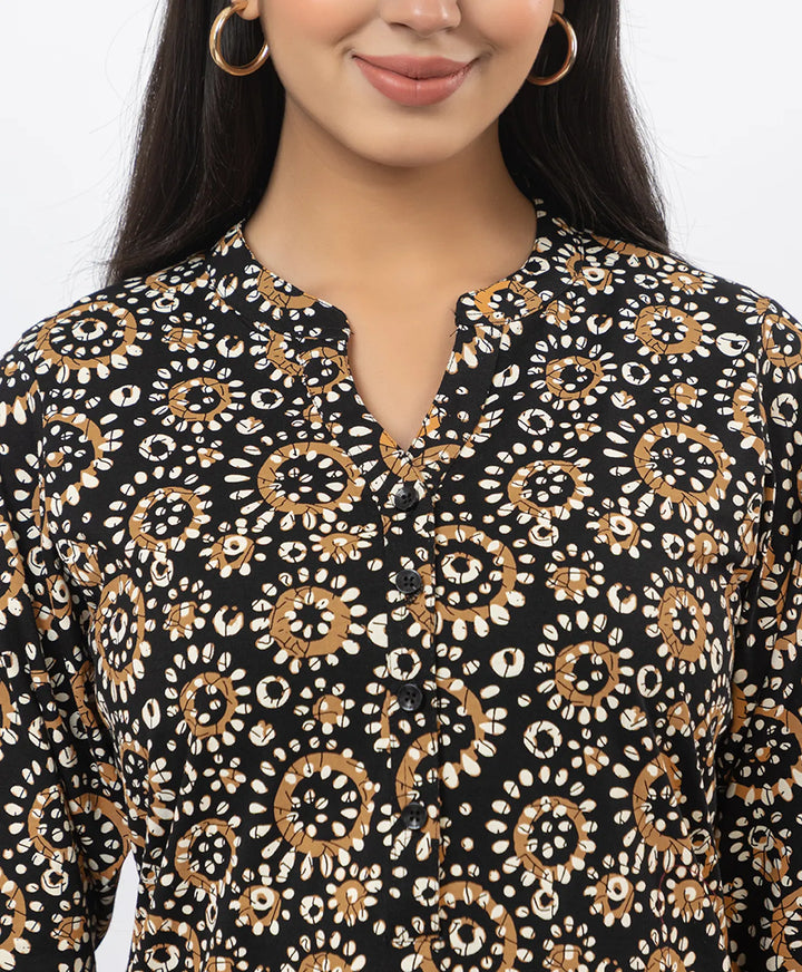 Graceful Ethnic Printed Afghan Suit Set