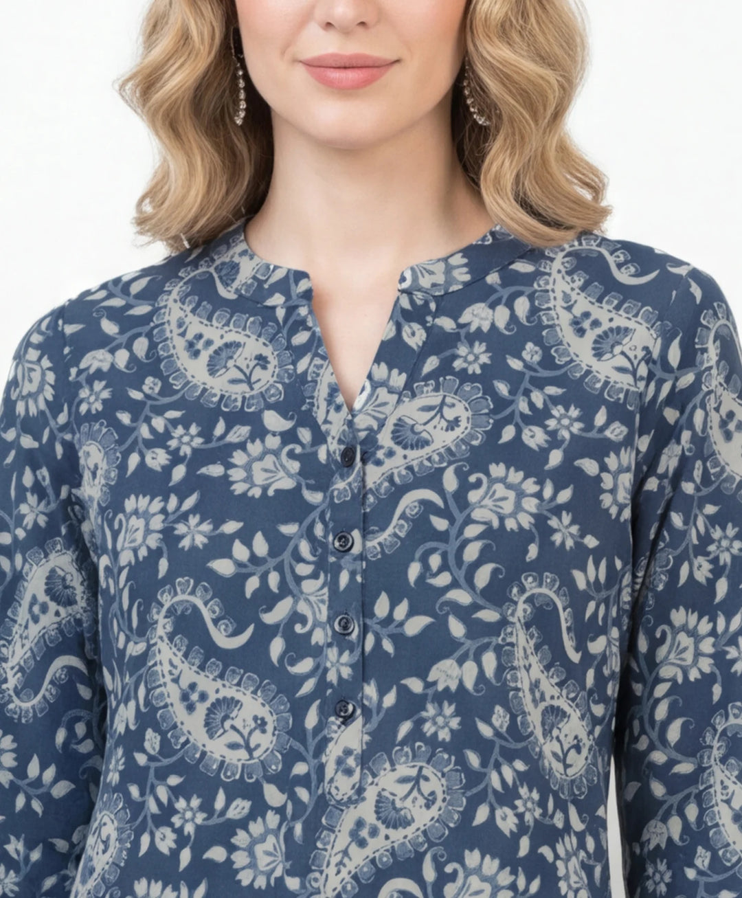 Artistic Print Straight Kurta