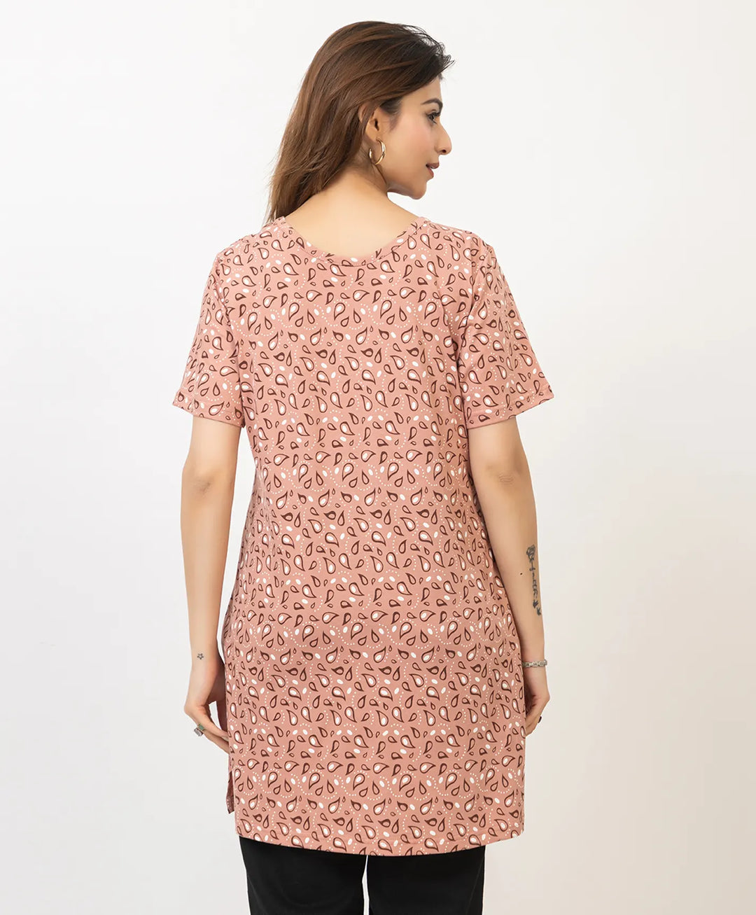 Charming Floral Everyday Long Top